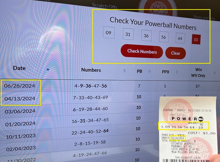 2024-06-28 - West Virginia Powerball