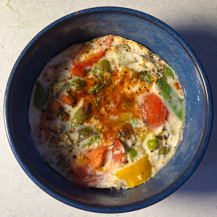 2025-05-29 - Egg Whites & Salad Veggies