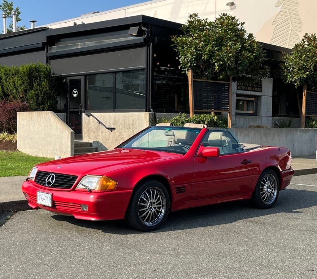 2025-08-30 - Red Mercedes Convertible