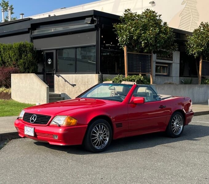 2025-08-30 - Red Mercedes Convertible