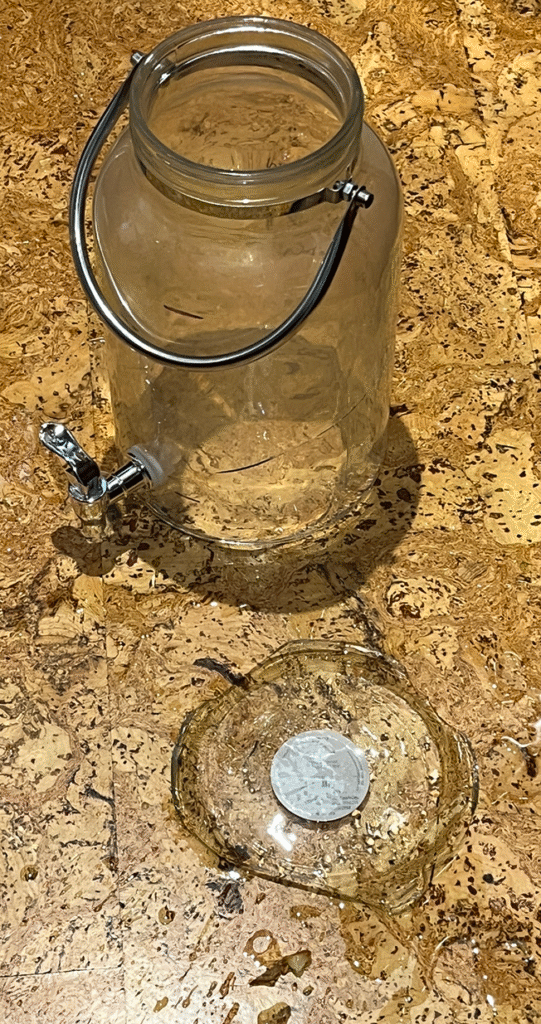 2025-09-13 - Broken Water Cannister