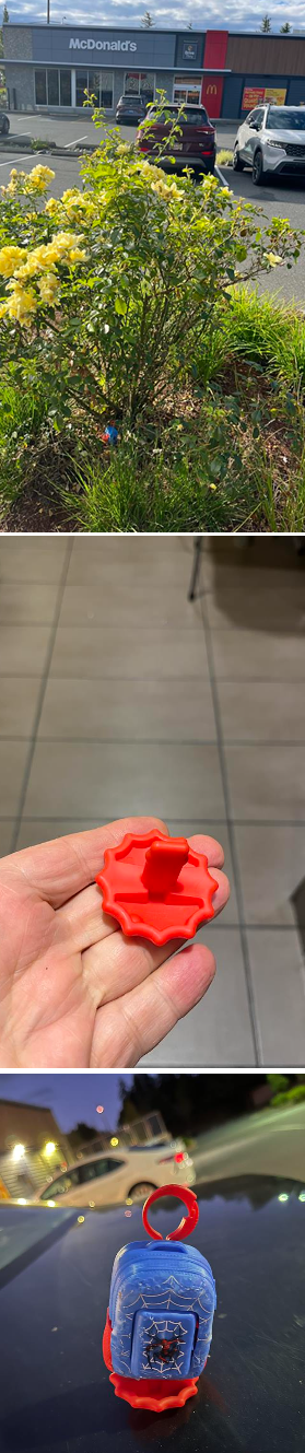 Day #1079 – (Tue., Aug. 11, 2026) – (ChatGPT #0465 – Broken Spidey Toy!) (-27.1 lbs.) 2026-08-11 - McD Toy