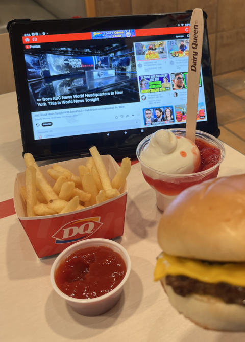 Day #1113 – (Mon., Sep. 14, 2026) – (ChatGPT #0499 – DQ Combo Meal Deal!) (-8.3 lbs.) 2026-09-13 - DQ Meal Deal